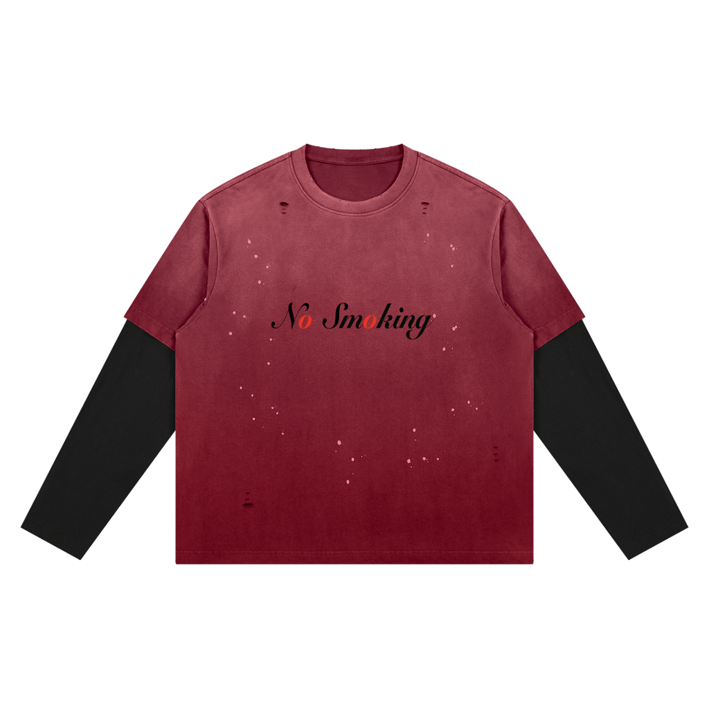 723 Heart Distressed Layer T-Shirt