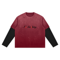 723 Heart Distressed Layer T-Shirt